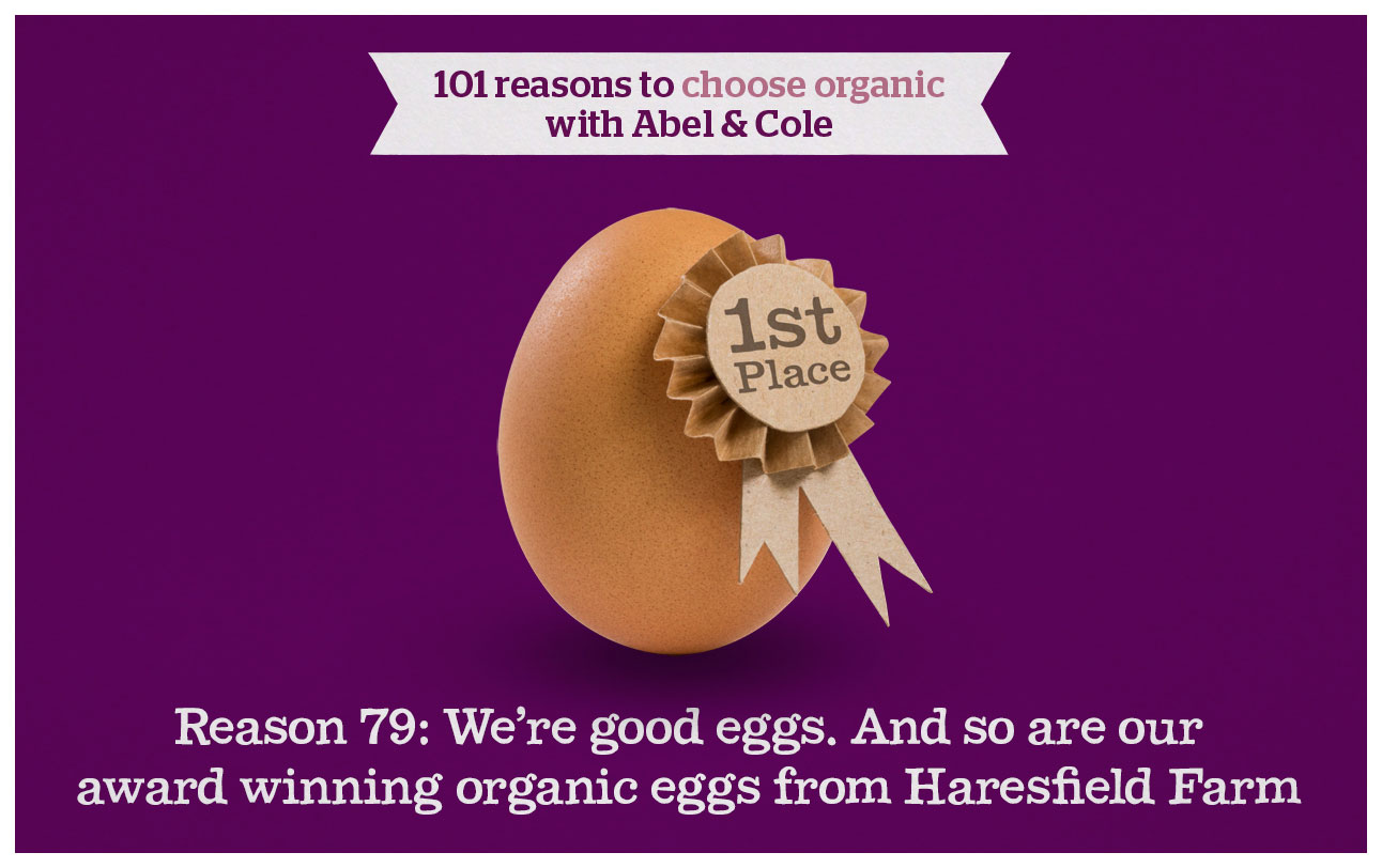 Reason 79 from the 101 reasons campaign, which is about award-winning eggs